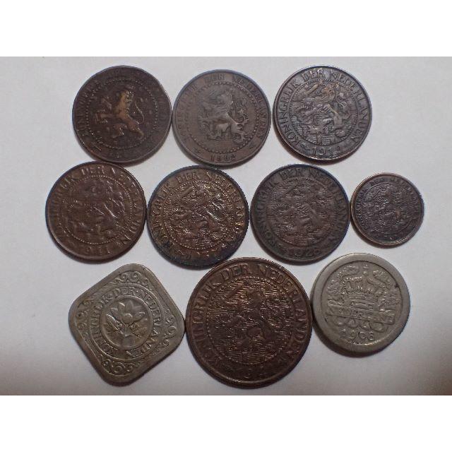 オランダ アンティークコイン 10枚セット 1884-1941年 外国硬貨の通販 by いさえ's shop｜ラクマ