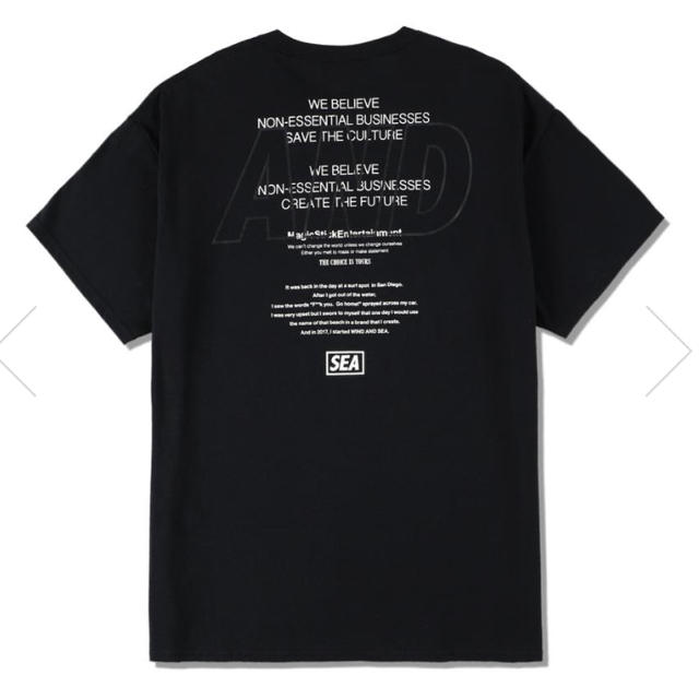 MAGIC STICK × WDS T-SHIRT / BLACK 新品　新作Tシャツ/カットソー(半袖/袖なし)