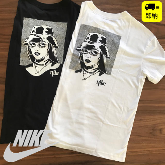 NIKE(ナイキ)の即納◎バックプリントが可愛い！NIKE ナイキ プリントTシャツ レディースのトップス(Tシャツ(半袖/袖なし))の商品写真