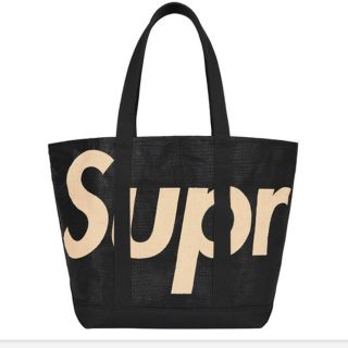 シュプリーム(Supreme)のsupreme Raffia Tote black 2(トートバッグ)