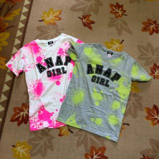 アナップ(ANAP)のANAP GIRL  Tシャツ二枚セット(Tシャツ(半袖/袖なし))