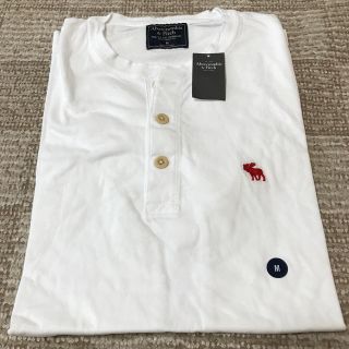 アバクロンビーアンドフィッチ(Abercrombie&Fitch)の【新品＊未着用＊正規品】アバクロ◎ヘンリーネックTシャツ◎送料込 Mサイズ(Tシャツ/カットソー(半袖/袖なし))