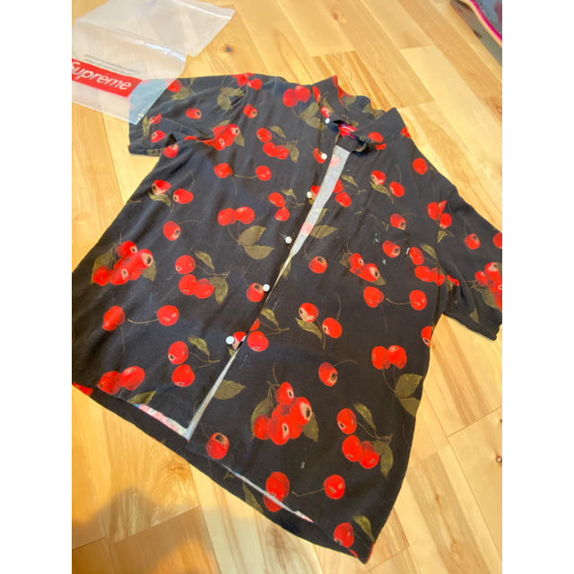 Supreme Cherry Rayon Shirt Lサイズ