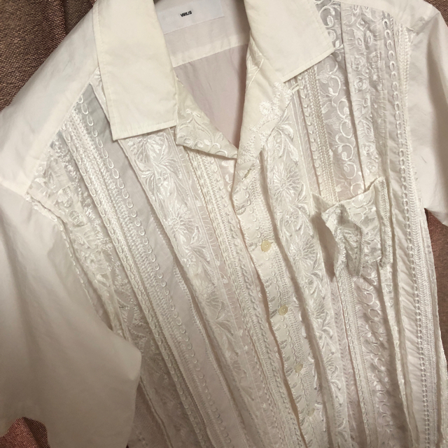 Toga virilis 19ss Embroidery lace shirt recamin.cl