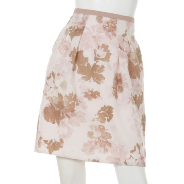 JUSGLITTY(ジャスグリッティー)のJUSGLITTY フロッキープリントタイトスカート レディースのスカート(ひざ丈スカート)の商品写真
