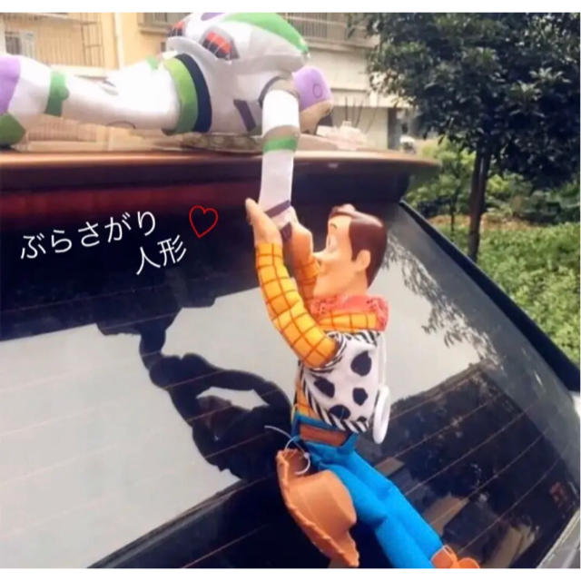 大人気♡ディズニー♡トイストーリー♡ウッディとバズ♡車ぶら下がり人形♡#343