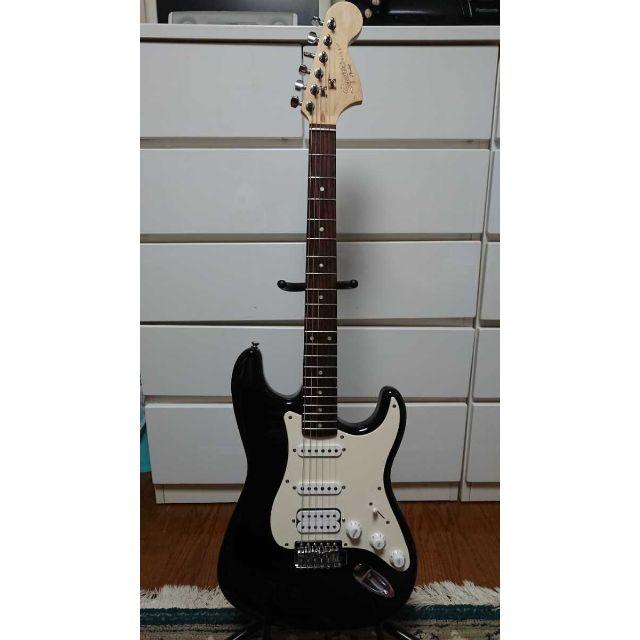☆Squier(スクワイアー) ラージヘッド 黒ストラト S-S-H☆ - エレキギター