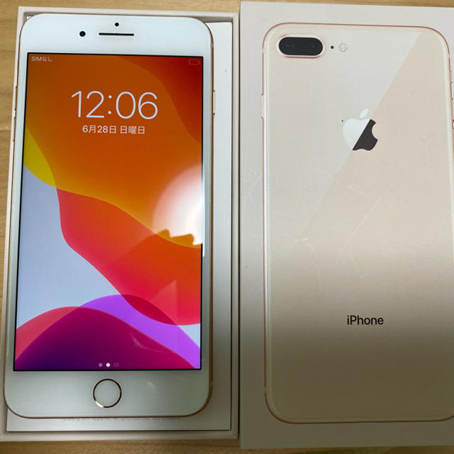 iPhone8Plus 64GB ゴールド 美品