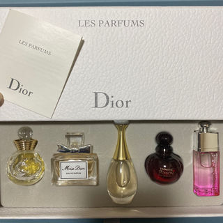 ディオール(Dior)の大幅値下げ　Dior LESPARFUMS 香水セット　5ml×5(香水(女性用))