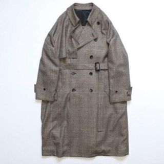 サンシー(SUNSEA)のstein 19aw LAY OVERSIZED OVERLAP COAT(ステンカラーコート)