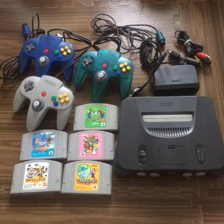 ニンテンドウ64(NINTENDO 64)のニンテンドー64 セット おまけ付き(家庭用ゲーム機本体)