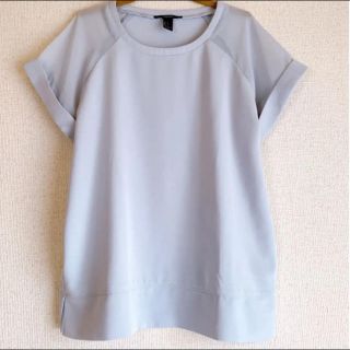 フォーエバートゥエンティーワン(FOREVER 21)のシアースリーブ　Tシャツ ブルー(Tシャツ(半袖/袖なし))