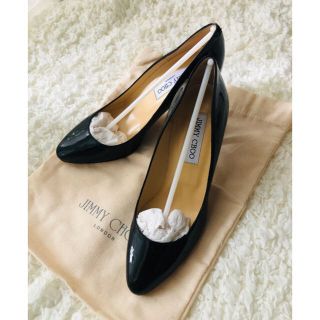 ジミーチュウ(JIMMY CHOO)の新品ジミーチュウGilbert 黒パテント37.5(24.5cm)(ハイヒール/パンプス)