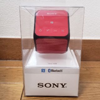 ソニー(SONY)のSRS-X11 (レッド) ワイヤレスポータプルスピーカー(スピーカー)