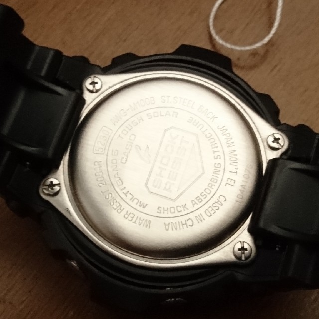 G-SHOCK(ジーショック)のG-SHOCK 電波ソーラー AWG-M100B メンズの時計(腕時計(アナログ))の商品写真