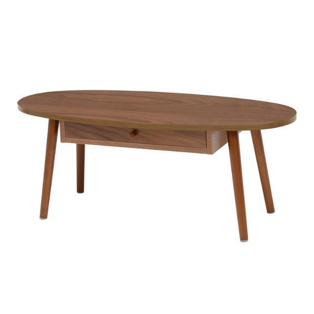 センターテーブル 引出し付き ローテーブル リビングテーブル 95×40cm
