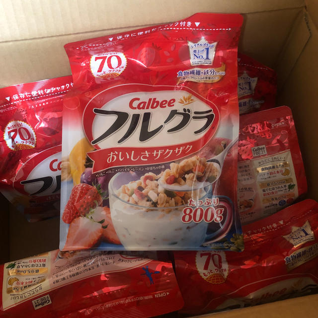 カルビー フルグラ 800ｇ 6袋セット食品