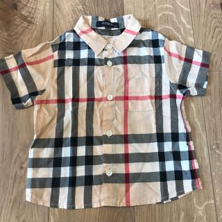 バーバリー(BURBERRY)の美品 バーバリー チェックシャツ 90(ブラウス)