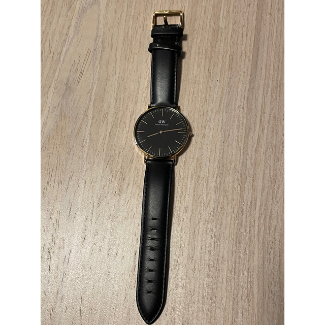 Daniel Wellington(ダニエルウェリントン)のダニエルウェリントン　ブラック　40mm メンズ メンズの時計(腕時計(アナログ))の商品写真