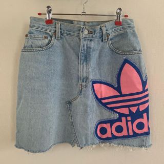 リーバイス(Levi's)の【Levi’s & adidas】リメイクスカート(ミニスカート)