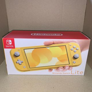 ニンテンドースイッチ(Nintendo Switch)の新品未開封　Switch lite イエロー(家庭用ゲーム機本体)