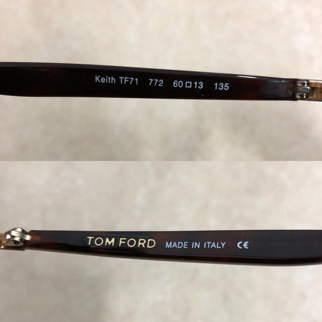 TOM FORD(トムフォード)の美品 TOM FORD トムフォード Keith ティアドロップ サングラス メンズのファッション小物(サングラス/メガネ)の商品写真