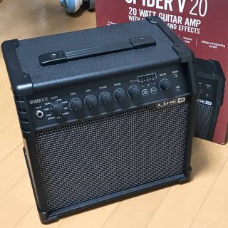 ヤマハ(ヤマハ)のLINE6 SPIDER V20 アンプ 美品(ギターアンプ)