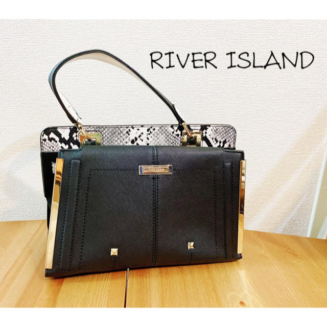 RIVER ISLAND(リバーアイランド)の☻︎リバーアイランド☻︎Remi_03様 専用⚠️パイソンスネーク柄トートバッグ レディースのバッグ(トートバッグ)の商品写真