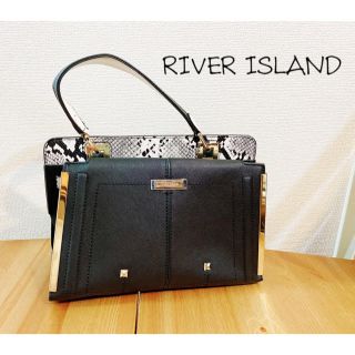 リバーアイランド(RIVER ISLAND)の☻︎リバーアイランド☻︎Remi_03様 専用⚠️パイソンスネーク柄トートバッグ(トートバッグ)