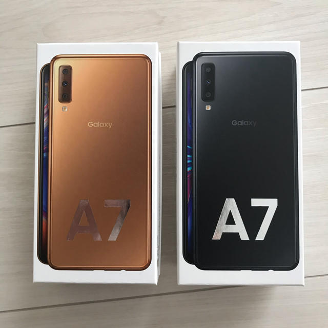 約60インチAMOLED解像度GALAXY A7 2機 新品未開封