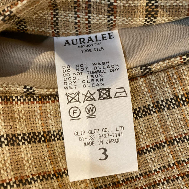 AURALEE(オーラリー)のlinen silk tweed jacket メンズのジャケット/アウター(テーラードジャケット)の商品写真