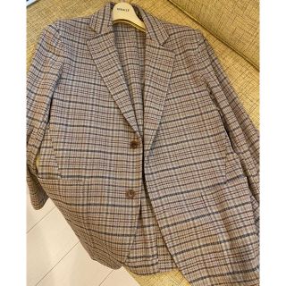 オーラリー(AURALEE)のlinen silk tweed jacket(テーラードジャケット)