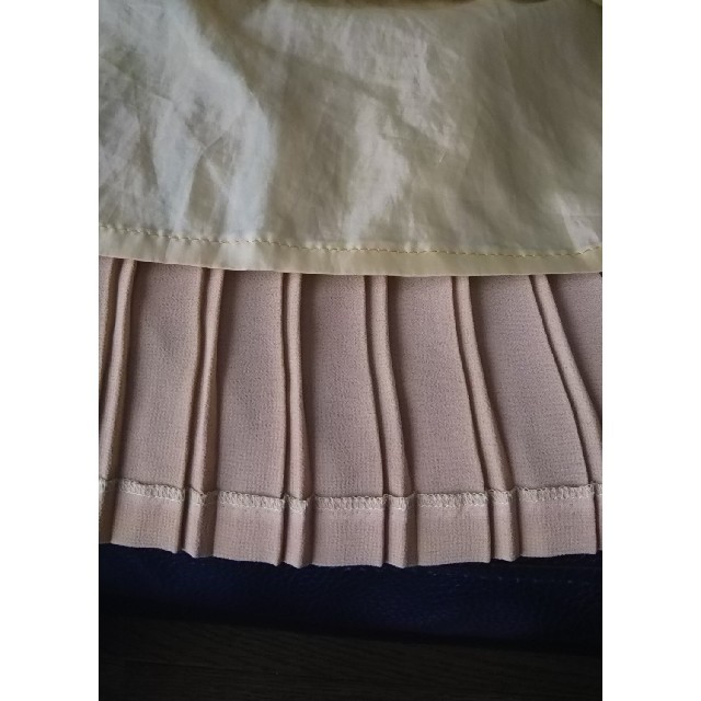 カラシ色プリーツスカート レディースのスカート(ロングスカート)の商品写真