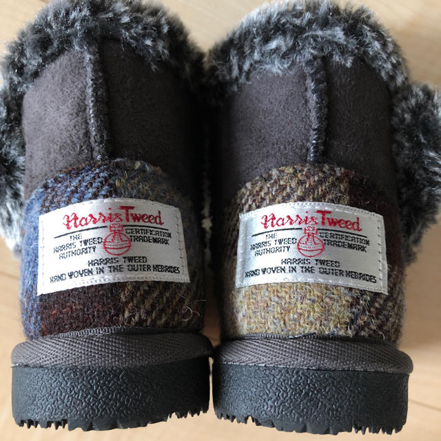 Harris Tweed(ハリスツイード)のHarris Tweed  ムートンブーツ 16cm キッズ/ベビー/マタニティのキッズ靴/シューズ(15cm~)(ブーツ)の商品写真