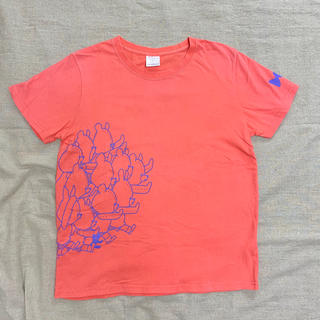 クマノガッコウ(くまのがっこう)のくまのがっこう Tシャツ オレンジ 保育士 (Tシャツ(半袖/袖なし))