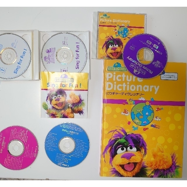 動作動画あり美品 セサミ英語ワールド 教材 CD,DVD,カード,おしゃべりペン キッズ/ベビー/マタニティのおもちゃ(知育玩具)の商品写真