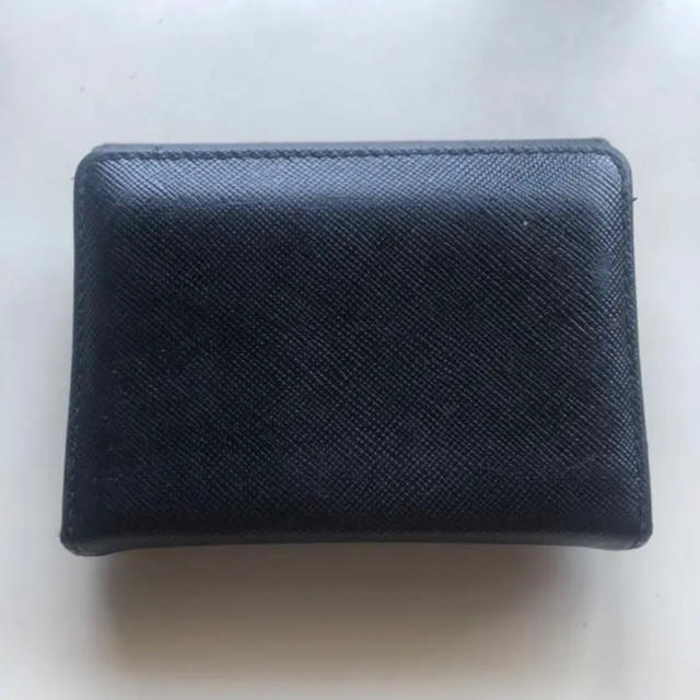 PRADA(プラダ)のPRADA プラダ　ミニウォレット　ミニ財布　ブラック レディースのファッション小物(財布)の商品写真