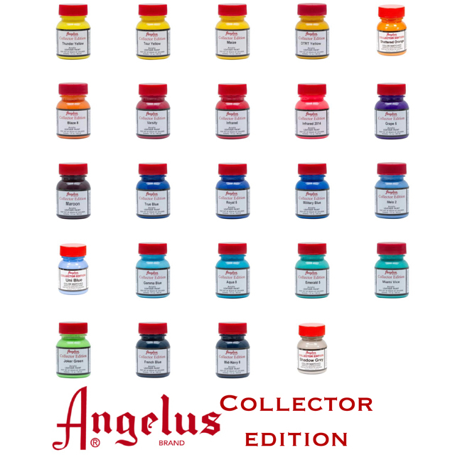 Angelus® 12 Color Neon Acrylic Leather Paint Kit