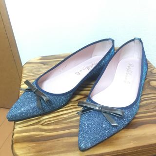 レペット(repetto)のプリティバレリーナPretty Ballerinas 青フラットパンプス(バレエシューズ)