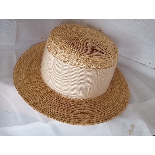 お値下げ　wicacategory ストローハット レディースの帽子(麦わら帽子/ストローハット)の商品写真