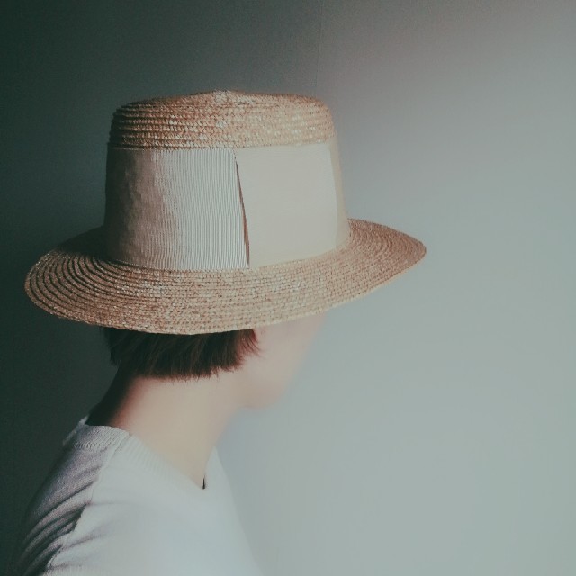 お値下げ　wicacategory ストローハット レディースの帽子(麦わら帽子/ストローハット)の商品写真