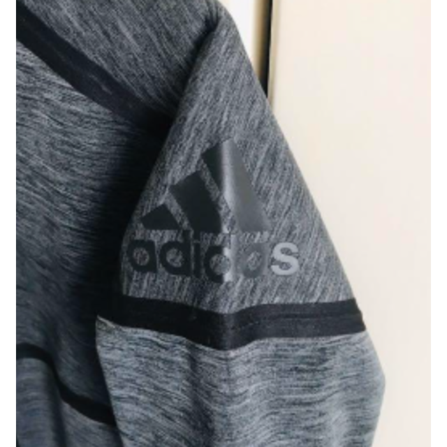 adidas(アディダス)の[まき様専用]アディダスジャケットグレー色 Mサイズ レディースのジャケット/アウター(ノーカラージャケット)の商品写真
