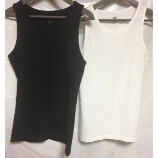 エイチアンドエム(H&M)のH&M  タンクトップ2Pセット(Tシャツ/カットソー(半袖/袖なし))