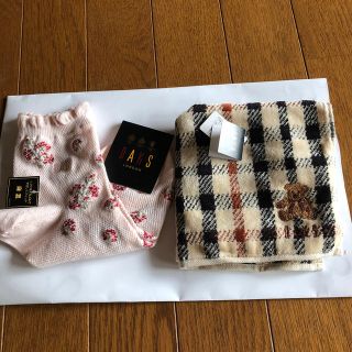 ダックス(DAKS)のDAKS  タオルハンカチ　レディース　靴下(ハンカチ)