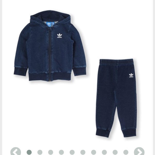 adidas(アディダス)の完売品 アディダス キッズジャージ上下 キッズ/ベビー/マタニティのキッズ服男の子用(90cm~)(Tシャツ/カットソー)の商品写真