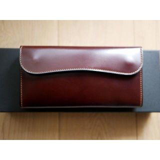 【hiro様専用】ワイルドスワンズ コードバン WAVE バーガンディ(長財布)