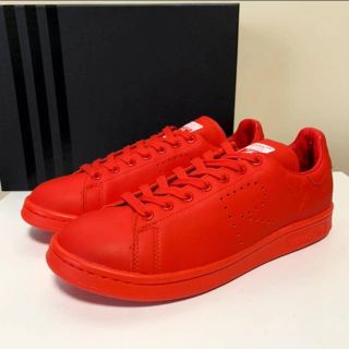 アディダス(adidas)の☆未使用 アディダス × ラフシモンズ スタンスミス スニーカー 赤(スニーカー)