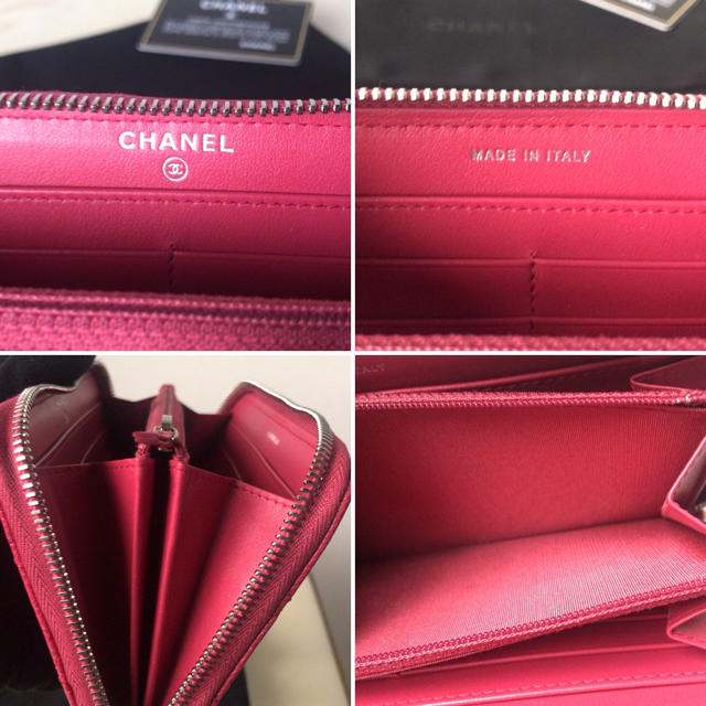 CHANEL(シャネル)のCHANEL シャネル 現行品 ピンク ラウンドファスナー 長財布 AP1411 レディースのファッション小物(財布)の商品写真