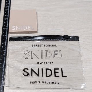 スナイデル(SNIDEL)のスナイデル　コスメセット　ポーチ付き　クリアポーチ　２点セット　まとめ売り(コフレ/メイクアップセット)