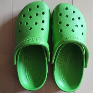 クロックス(crocs)のクロックスクラシック(ライム)M7/W9(25cm)(サンダル)